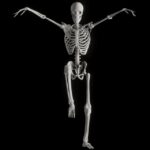 骨だけポーズ
