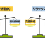 自律神経　天秤