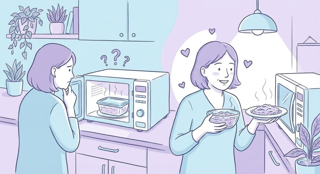 プラスチックとガラス容器の対比