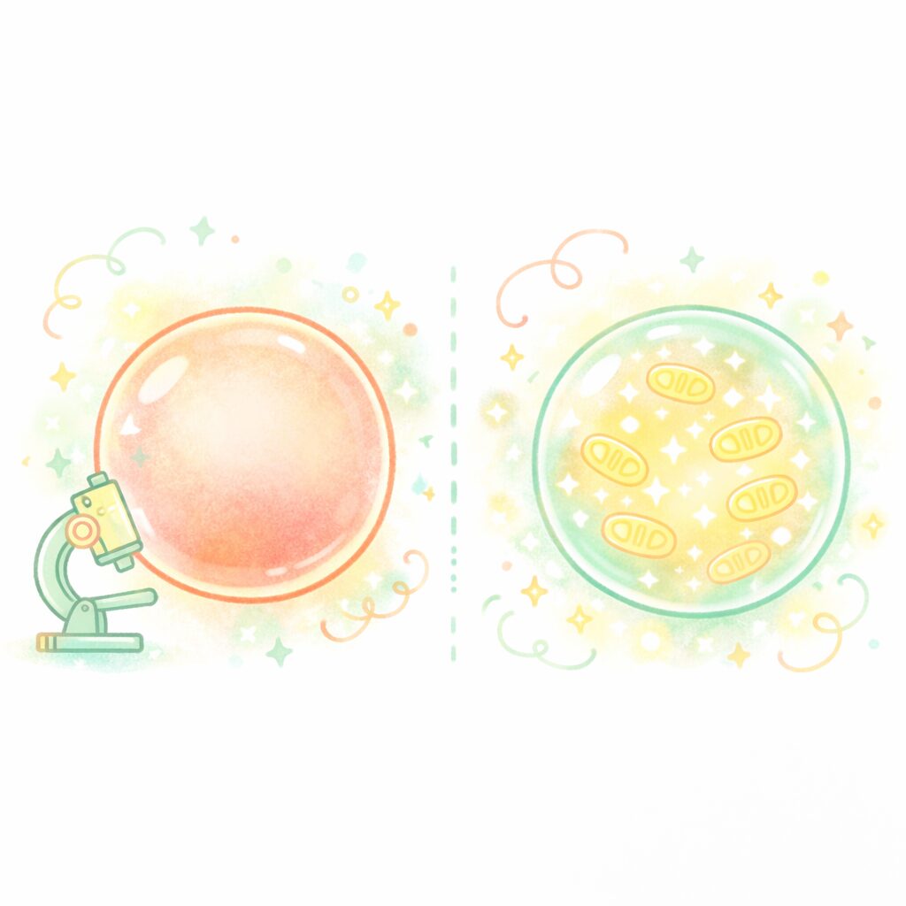 卵子の「見た目」と「中身」